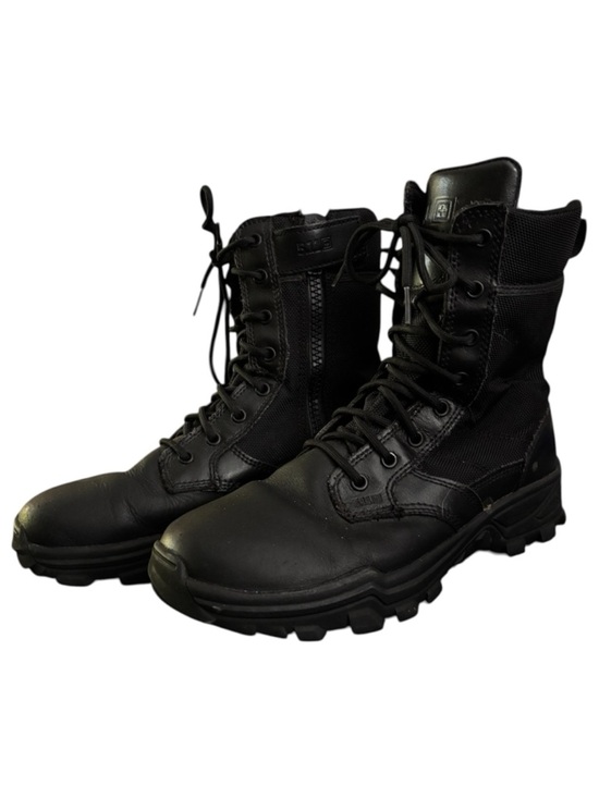 Heavy Duty 5.11 Tactical Goth Black All Season Combat Boots | Size 8.5 main image 5